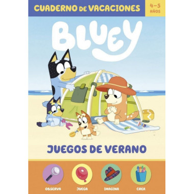 JUEGOS DE VERANO:CUADERNO DE VACACIONES BLUEY