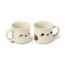 Set de 2 Tazas de Café FOODIEMALS