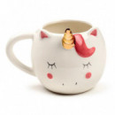Taza de Cerámica 3D Diseño Unicornio