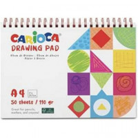 Bloc para Colorear CARIOCA A4 de 50 Hojas