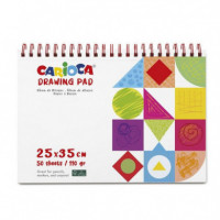Bloc para Colorear CARIOCA 25X35 Cm 50 Hojas