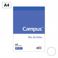 Bloc de Notas Microperforado CAMPUS A4 60 G 80 Hojas Liso - Guanxe Atlantic Marketplace