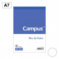 Bloc de Notas Microperforado CAMPUS A7 60 G 80 Hojas Liso - Guanxe Atlantic Marketplace