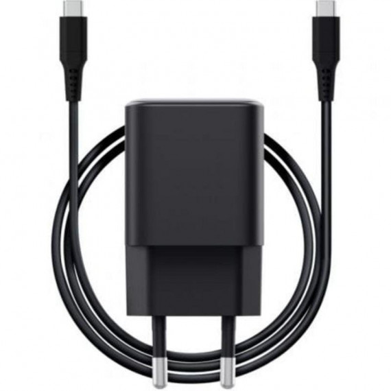 Cargador Gan TRUST Maxo Usb-c 65W + Cable Usb-c 2M Black