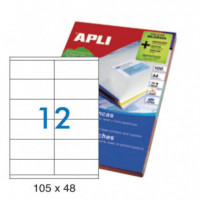 Etiquetas Fotocopiadora 1289 105X48 Mm  APLI - Guanxe Atlantic Marketplace