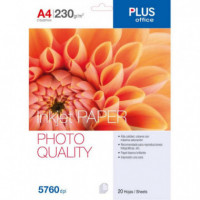 Papel Fotográfico A4 230 G 20 Hojas  PLUS OFFICE - Guanxe Atlantic Marketplace