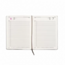 Agenda Anual 2026 210X297 Mm de PVC Tropez Color Negro  FINOCAM