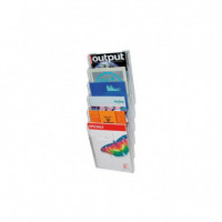 Expositor Mural EXACOMPTA A4 para 6 Unidades - Guanxe Atlantic Marketplace