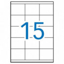 Etiquetas para Fotocopiadora APLI 1295 de 70X50,8 Mm