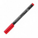 Rotulador Permanente Lumocolor 318-2 Rojo  FABER-CASTELL
