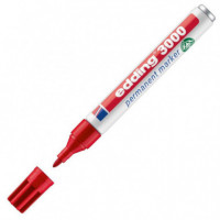 Marcador EDDING 3000 Rojo Punta Cónica - Guanxe Atlantic Marketplace