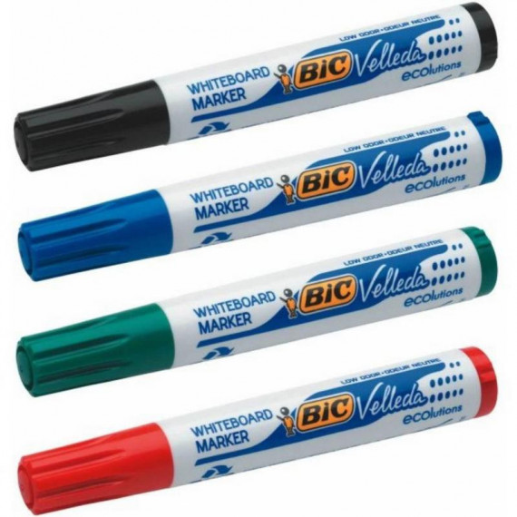 Rotulador de Pizarra BIC Punta Biselada Negro