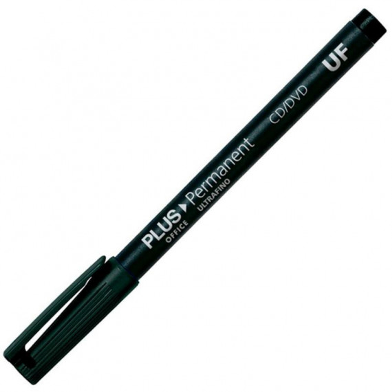 Rotulador Permanente PLUS OFFICE Punta Ultra Fina Negro