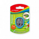 Afilalápices de Goma KEYROAD Doble