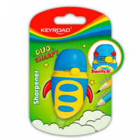 Afilalápices KEYROAD Duo Sharpy - Guanxe Atlantic Marketplace