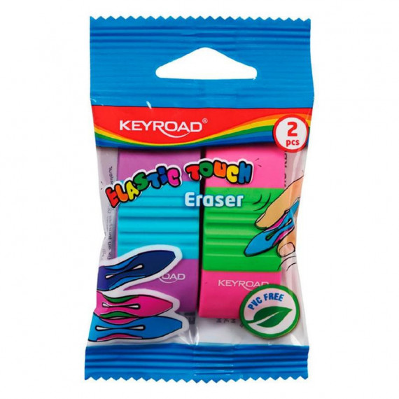 Goma de Borrar KEYROAD Elasti 2 Unidades