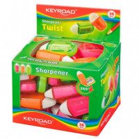 Afilalápices con Goma KEYROAD Twist - Guanxe Atlantic Marketplace