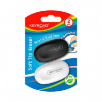 Goma de Borrar KEYROAD Soft Blister 2 Unidades - Guanxe Atlantic Marketplace