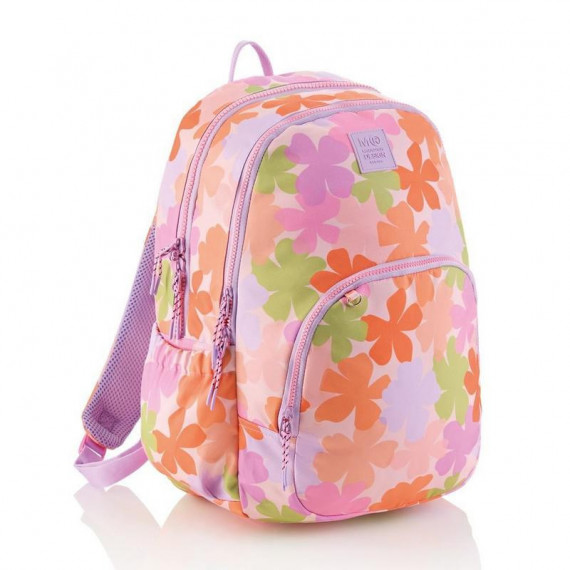 Mochila Triple Oslo Reciclada Acuarela  SAFTA