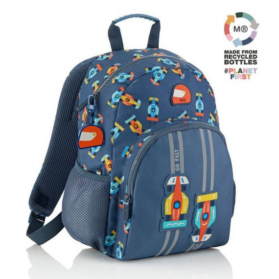 Mochila Doble London Reciclada Grand Prix  SAFTA