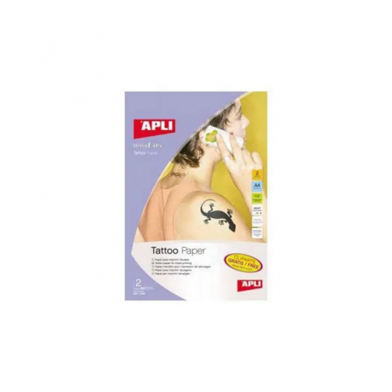 Papel APLI Ink para Tatuajes 2 Unidades