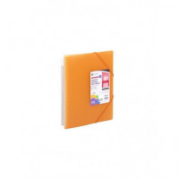 Carpeta A4 CARCHIVO con Espiral 40 Fundas Naranja - Guanxe Atlantic Marketplace