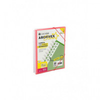 Carpeta A4 CARCHIVO de Espiral 60 Fundas Rojo - Guanxe Atlantic Marketplace