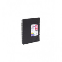 Carpeta A4 CARCHIVO Espiral con 60 Fundas Negra - Guanxe Atlantic Marketplace