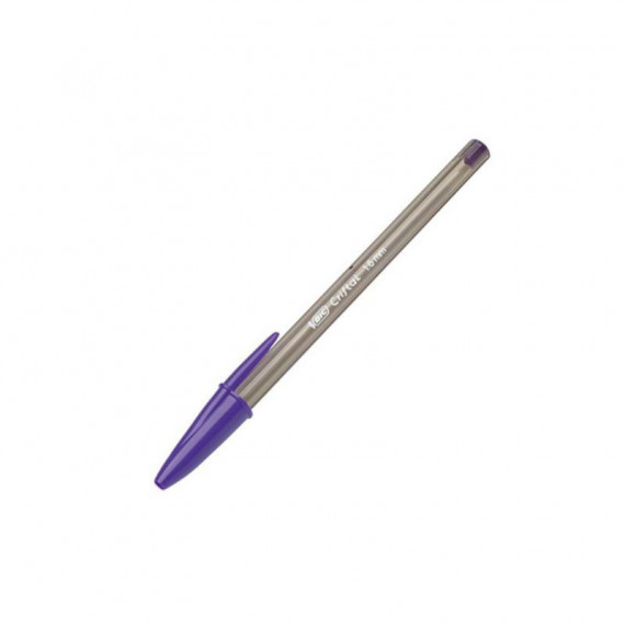 Bolígrafo de Tinta de Aceite BIC Cristal Fun Lila