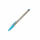 Bolígrafo de Tinta de Aceite BIC Cristal Fun Azul Turquesa
