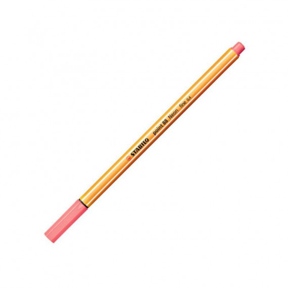 Rotulador de Punta de Fibra STABILO Point 88 Rosa Neón 0.4 Mm