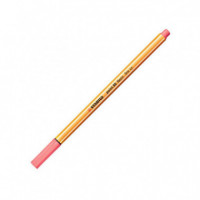 Rotulador de Punta de Fibra STABILO Point 88 Rosa Neón 0.4 Mm