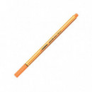 Rotulador Punta de Fibra STABILO Point 88 Naranja Neón 0,4 Mm