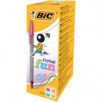 Bolígrafo de Tinta de Aceite BIC Cristal Fun Colores Surtidos - Guanxe Atlantic Marketplace