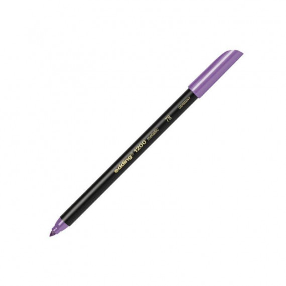 Rotulador de Punta de Fibra EDDING 1200 Violeta Metálico