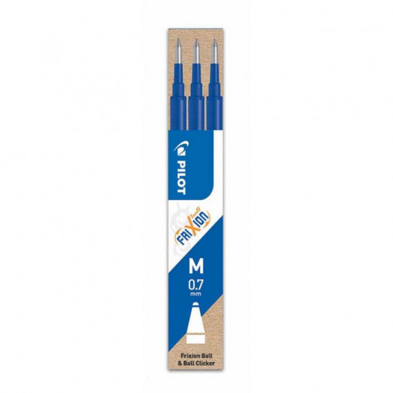 Recambio para Bolígrafo PILOT Frixion Ball Azul 3 Unidades