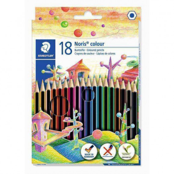 Lápices de Color Noris Wopex Caja de 18 Unidades  STAEDTLER