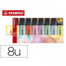 Marcador Fluorescente Stabilo Boss Pastell Estuche 8 Unidades Surtidos  STAEDTLER