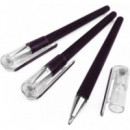 Bolígrafo PENTEL Hybrid Dual Negro con Rojo