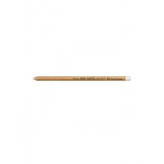 Lápiz FABER-CASTELL Pitt Pastel Blanco 2910 Mediano