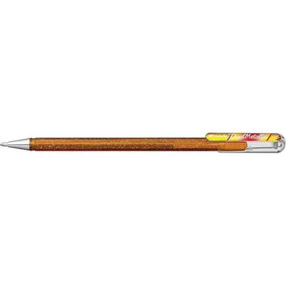 Bolígrafo Hybrid Dual Metallic Rojo y Oro  SAKURA