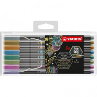 Estuche STABILO Pen 68 Metallic 8 Unidades