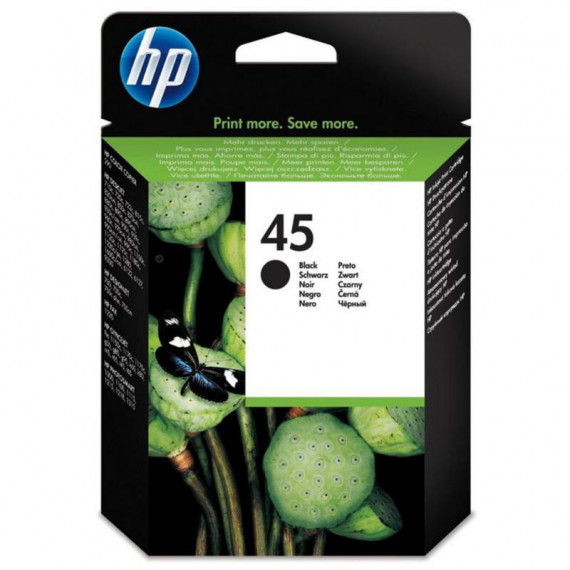 Tinta HP Número 45 Negra 51645AE