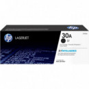 Tóner HP 30A CF230A Negro