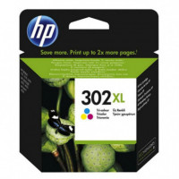 Tinta HP Número 302XL F6U67AE Color