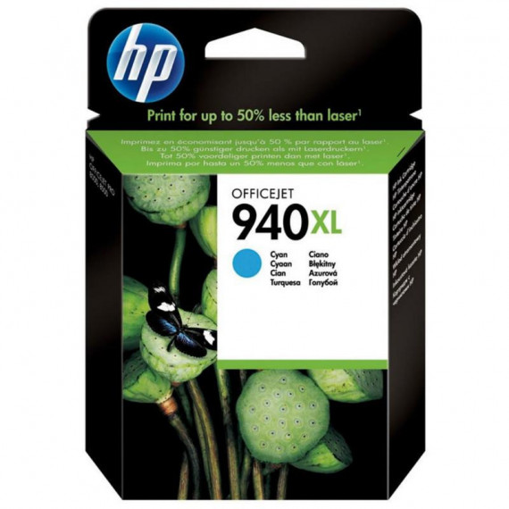 Tinta HP Número 940XL Cian C4907A