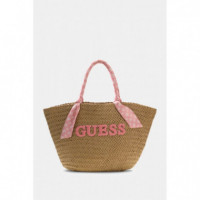 Capazo de Playa de Paja de GUESS