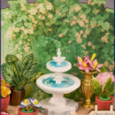 Maqueta Green Fountain Garden