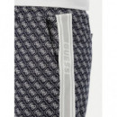 Parimo Shorts 4G Jacquard Silk Blu  GUESS