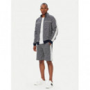 Parimo Shorts 4G Jacquard Silk Blu  GUESS